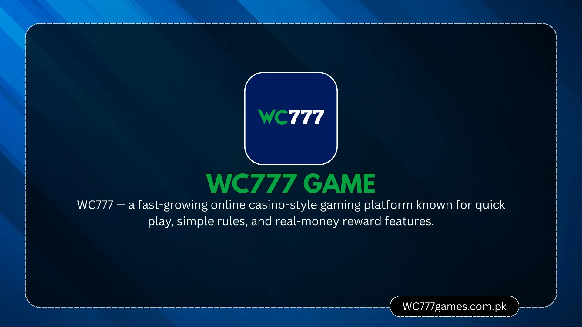 WC777 APK, Only Casino Plateform best earning app.