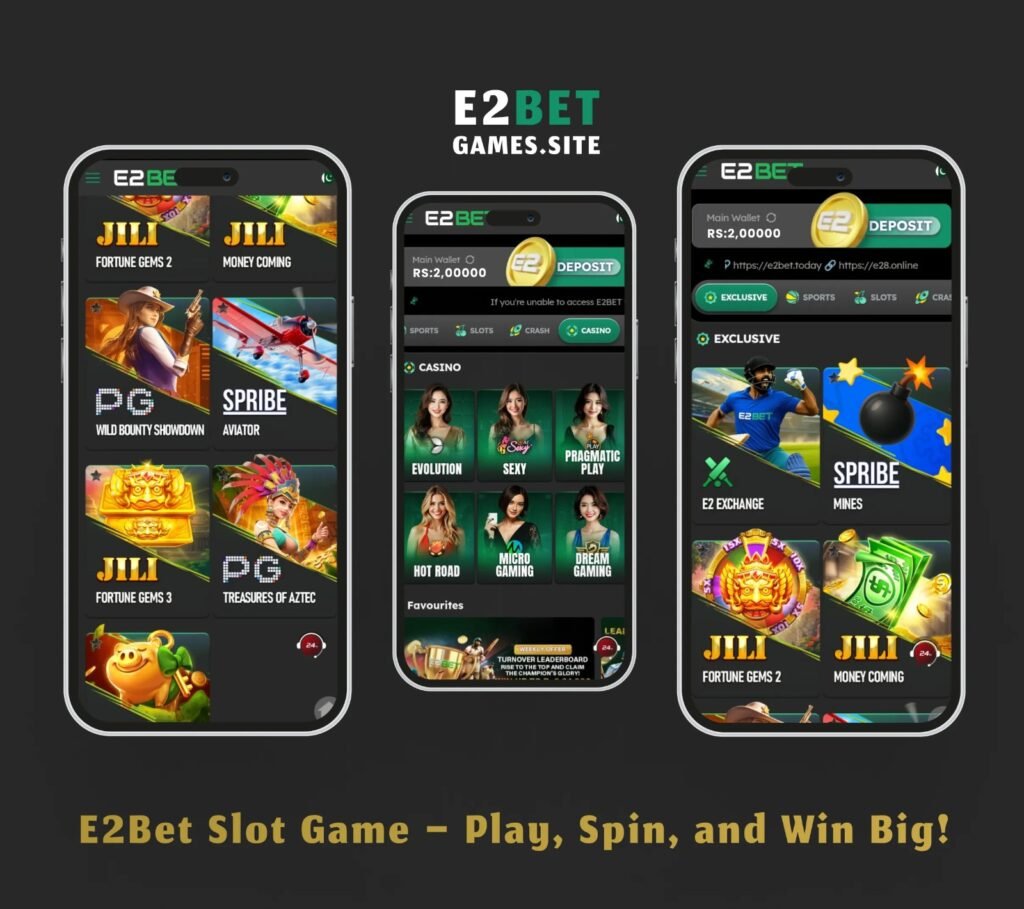 2Bet online casino mobile application featuring slot machines, casino live dealers, and real money gambling graphics